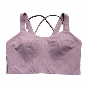 Lululemon Like a Cloud Longline Bra *D/DD Cup (Lavender Luxe) Size 10